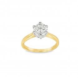 Pre Owned 18ct Diamond Solitaire Ring ZB139